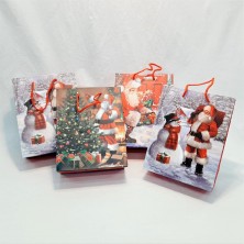 Пакет Подарочный  НОВЫЙ ГОД Дед Мороз с Мешком  (31*42*12)  (CH-16132) (ТВ-2535)