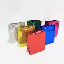 Пакет Подарочный  ГОЛОГРАФИЯ  (Ассорти 6 цветов)  (11*14)  (ТВ-14-11)